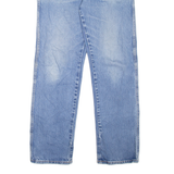 DICKIES Workwear Mens Jeans Blue Regular Straight Stone Wash W36 L34