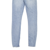 TRUE RELIGION Halle Womens Jeans Blue Slim Skinny Stone Wash W25 L27