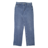 LEE Womens Jeans Blue Regular Straight W33 L34