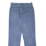 LEE Womens Jeans Blue Regular Straight W33 L34
