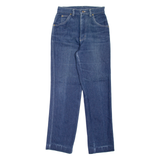 LEE Pinstripe Womens Jeans Blue Regular Mom 90s W24 L28