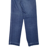 LEE Pinstripe Womens Jeans Blue Regular Mom 90s W24 L28