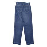 LEE Pinstripe Womens Jeans Blue Regular Mom 90s W24 L28