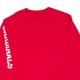 CHAMPION University Of Louisville Cardinals Mens T-Shirt Red Long Sleeve USA L