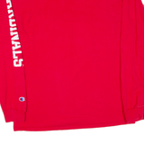 CHAMPION University Of Louisville Cardinals Mens T-Shirt Red Long Sleeve USA L