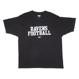 REEBOK Ravens Football Mens T-Shirt Black USA XL
