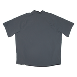 NIKE Baseball Mens Jersey Grey USA V-Neck 2XL