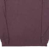 CARHARTT Womens T-Shirt Maroon Long Sleeve XS