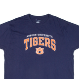 CHAMPION Auburn University Tigers Mens T-Shirt Blue USA 2XL