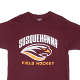 CHAMPION Field Hockey Mens T-Shirt Maroon USA L