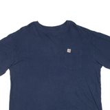 CARHARTT Mens T-Shirt Blue XL