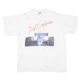 Scott Goodyear Mens T-Shirt White ONE SIZE