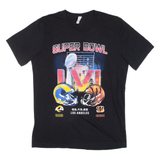 Super Bowl 02.13.22 Mens T-Shirt Black USA L