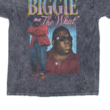 Biggi Mens Tie Dye T-Shirt Grey L