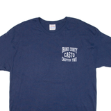 HANES Orange County Casto Mens T-Shirt Blue USA XL