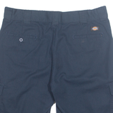 DICKIES Mens Workwear Shorts Blue Relaxed L W36