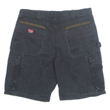 WRANGLER Carpenter Mens Workwear Shorts Blue L W36