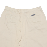 CHAPS Mens Chino Shorts Beige 90s XL W36
