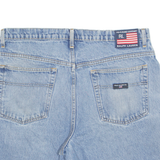 RALPH LAUREN POLO JEANS COMPANY Cut Off Mens Denim Shorts Blue L W36
