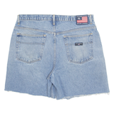 RALPH LAUREN POLO JEANS COMPANY Cut Off Mens Denim Shorts Blue L W36