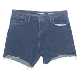 WRANGLER Cut Off Womens Denim Shorts Blue XL W38