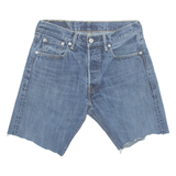 LEVI'S 501 Cut Off Mens Denim Shorts Blue M W30