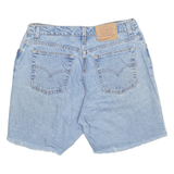 WRANGLER Cut Off 551 Mens Denim Shorts Blue L W34