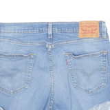 LEVI'S Cut Off Turn Up 511 Womens Denim Shorts Blue M W34