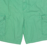 NAUTICA Mens Cargo Shorts Green XL W40