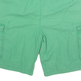 NAUTICA Mens Cargo Shorts Green XL W40