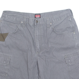 WRANGLER Cargo Style Mens Workwear Shorts Grey L W36