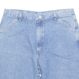 WRANGLER Carpenter Mens Denim Shorts Blue L W36