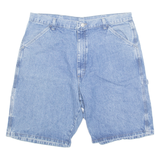WRANGLER Carpenter Mens Denim Shorts Blue L W36