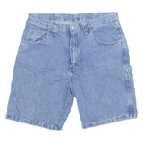 WRANGLER Carpenter Mens Denim Shorts Blue L W38