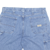WRANGLER Carpenter Mens Denim Shorts Blue L W38