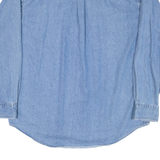 SWINGSTER Mens Denim Shirt Blue Long Sleeve M