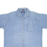 DICKIES Mens Denim Shirt Blue XL
