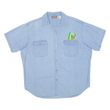 NORTHCREST Womens Denim Shirt Blue XL