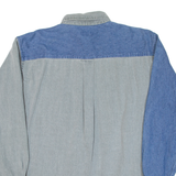 OUTFITTERS Mens Denim Shirt Grey Long Sleeve M