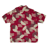 HOLLIS RIVER Tall Mens Hawaiian Shirt Red Floral XL