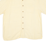 MERONA Mens Hawaiian Shirt Yellow XL