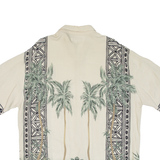 PIERRE CARDIN Mens Hawaiian Shirt Beige Floral XL