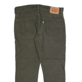 LEVI'S 511 Mens Corduroy Trousers Brown Slim Straight W34 L25