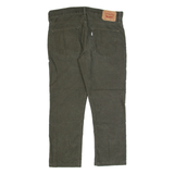 LEVI'S 511 Mens Corduroy Trousers Brown Slim Straight W34 L25