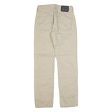 LEVI'S 514 Mens Trousers Beige Regular Tapered W28 L32