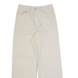 LEVI'S High Rise Womens Trousers Beige Loose Straight W30 L31