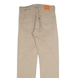 LEVI'S 505 Mens Trousers Beige Regular Tapered W30 L32