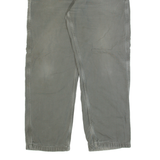 CARHARTT Lined Workwear Mens Trousers Grey Regular Straight W40 L32