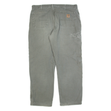 CARHARTT Lined Workwear Mens Trousers Grey Regular Straight W40 L32