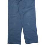 DICKIES Workwear Mens Trousers Blue Regular Straight W33 L30